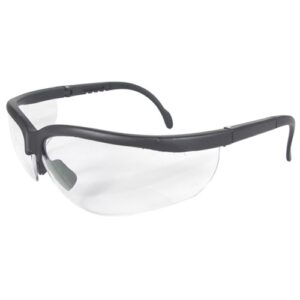 black frame safety glasses