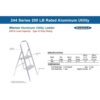 Graphic of Werner Aluminum Utility Ladder