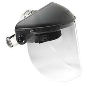 Heavy-duty Faceshield Headgear w/ 7" Crown Protector