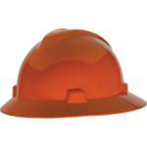 V-Gard full-brim Hardhat Staz-On-Orange