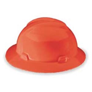 V-Gard full-brim Hardhat Fas-Trac-Red