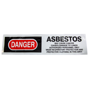 Danger: ASB/Class 9 Label, 4" x 6"