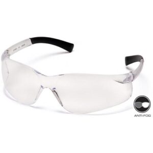 ZTek Clear Frame Clear Safety Glasses