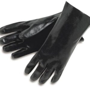 Double-dipped PVC Gloves W/Knit Wrist