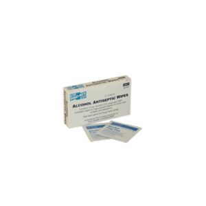 Contains 10 Alcohol (70% isopropyl USP) antiseptic wipes to help prevent infection in minor cuts, scrapes and abrasions.