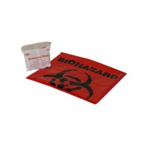 Biohazard Bag w/ Tie 1/Pack