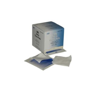 Contains 100 ea. sterile individually wrapped gauze pads, 12 ply. 4" x 4" 10.08cm x 10.08cm