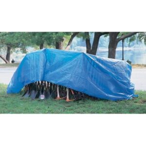 Blue Tarp with Grommets 10' x 12'