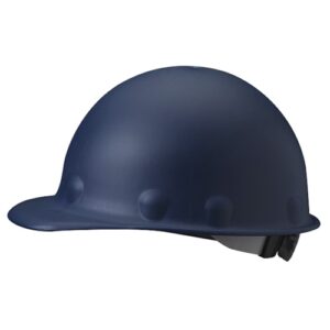 Blue Fiberglass high heat hard hat