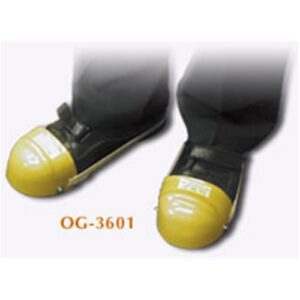 Yellow plastic toe cap