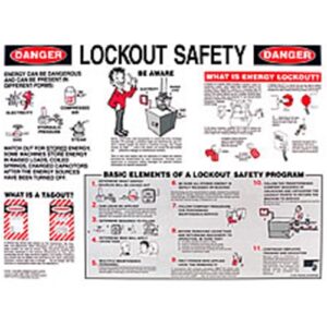 Lockout Safety poster